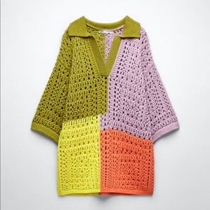 Oversized Polo Sweater